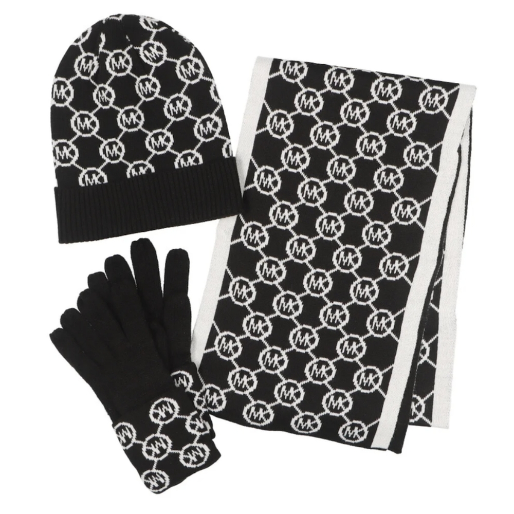 Michael Kors Hat, Gloves & Scarf SET